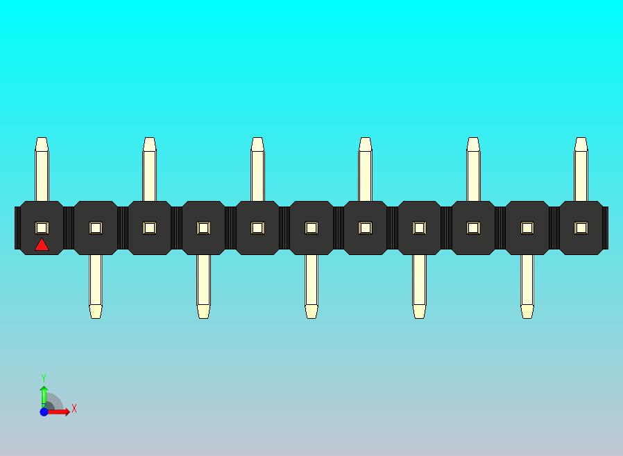 DS1022彩色排针 黑色 11P 100mil 类型 SMT R1 版本1.0.zip
