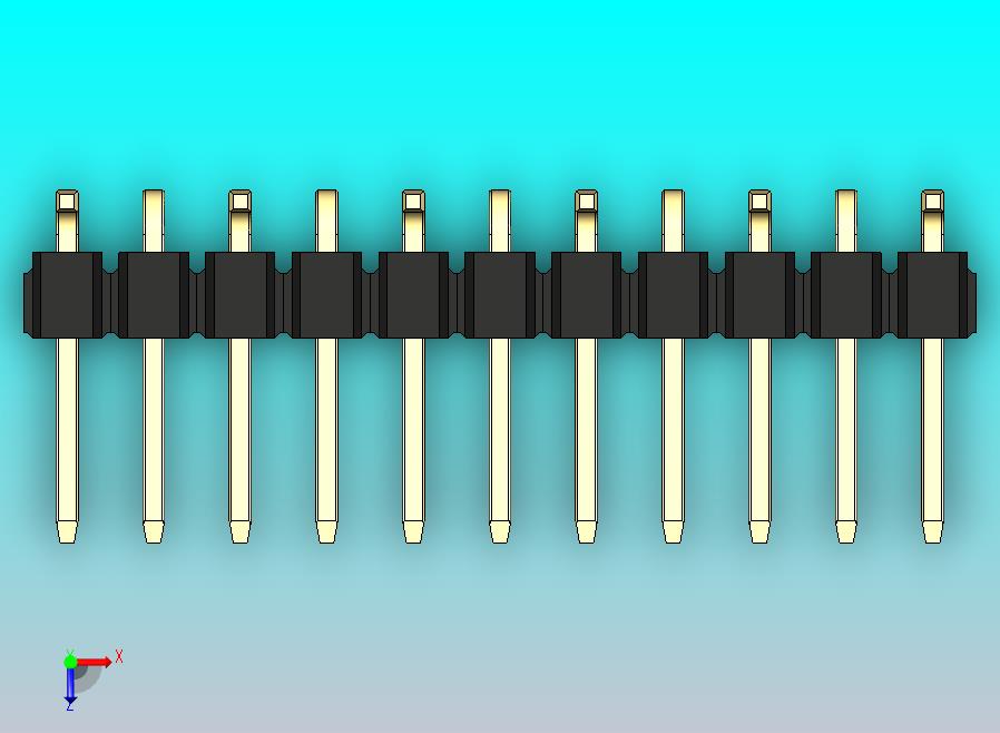 DS1022彩色排针 黑色 11P 100mil 类型 SMT R1 版本1.0.zip