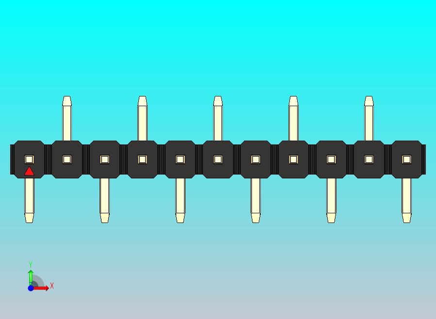 DS1022彩色排针 黑色 11P 100mil 类型 SMT R2 版本1.0.zip