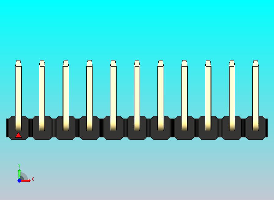 DS1022彩色排针 黑色 11p 100mil 类型U 版本1.0.zip