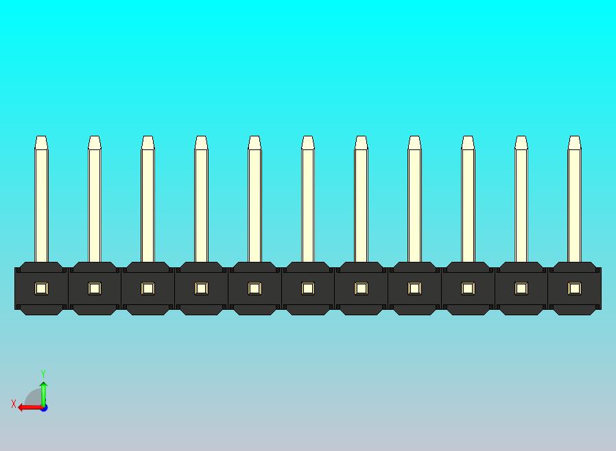 DS1022彩色排针 黑色 11p 100mil 类型U 版本1.0.zip