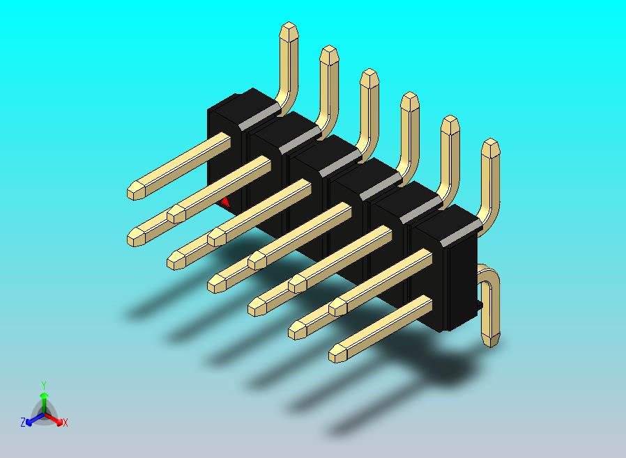 DS1022彩色排针 黑色 12P 100mil 类型SMT 版本1.0.zip
