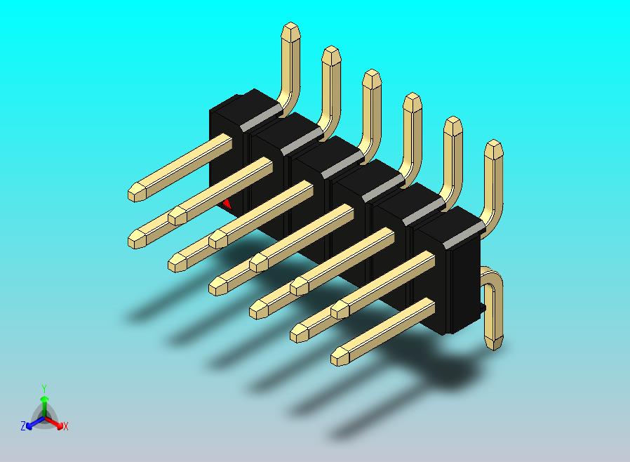 DS1022彩色排针 黑色 12P 100mil 类型SMT 版本1.0.zip