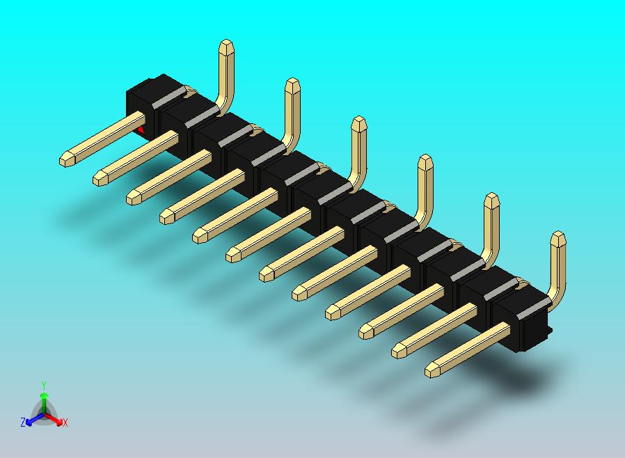 DS1022彩色排针 黑色 12针 100mil 类型 SMT R2 版本1.0.zip