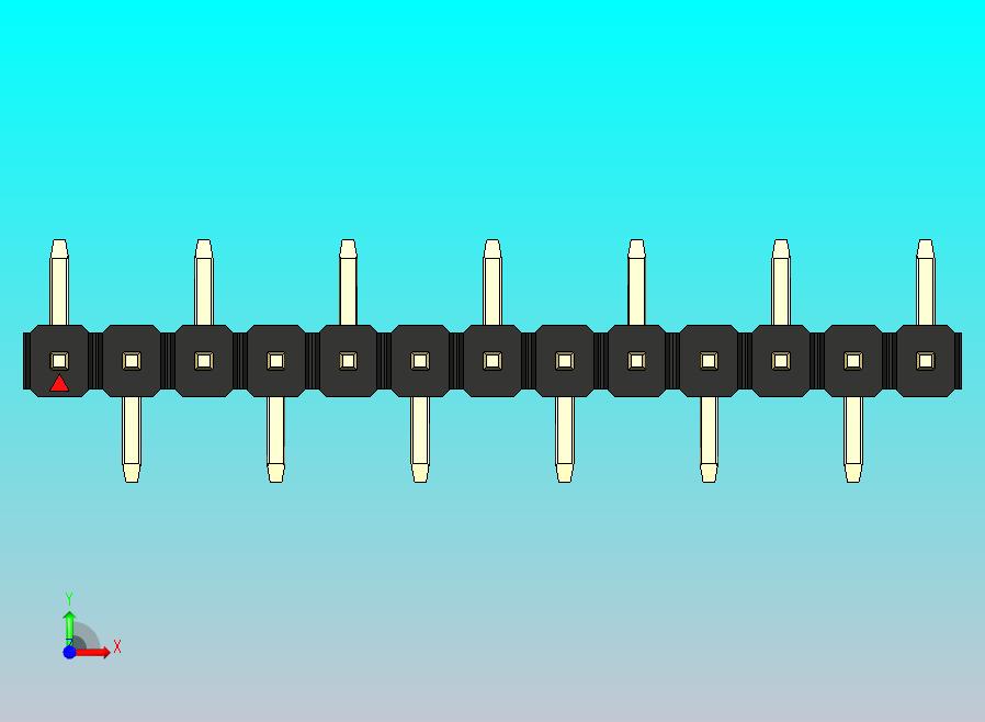 DS1022彩色排针 黑色 13P 100mil 类型 SMT R1 版本1.0.zip