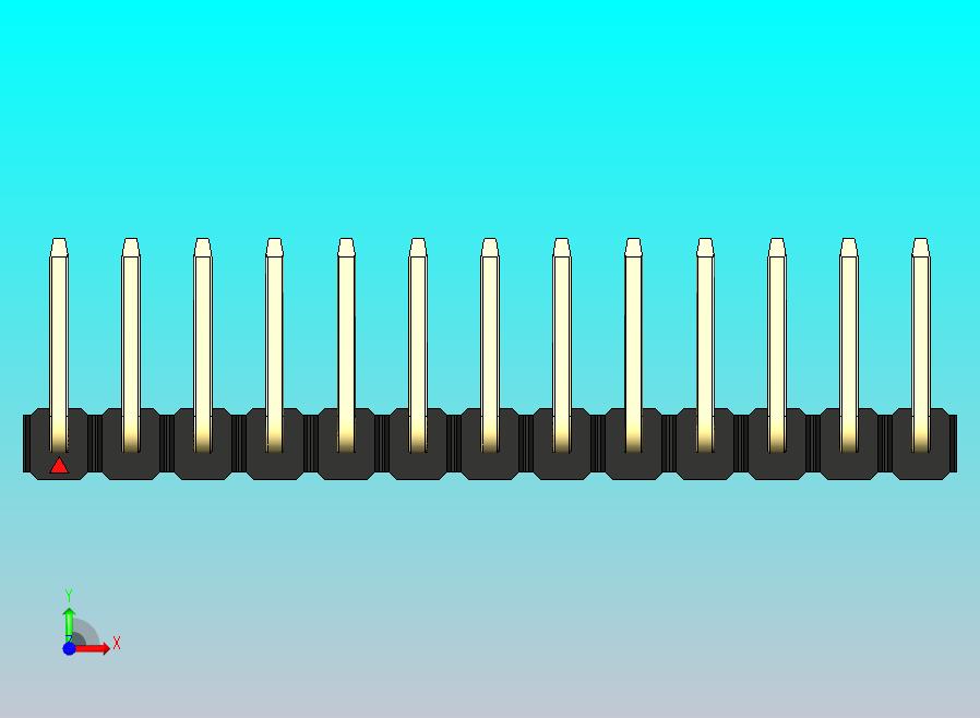 DS1022彩色排针 黑色 13p 100mil 类型U 版本1.0.zip