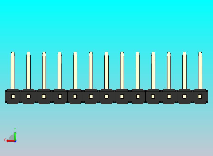 DS1022彩色排针 黑色 13p 100mil 类型U 版本1.0.zip