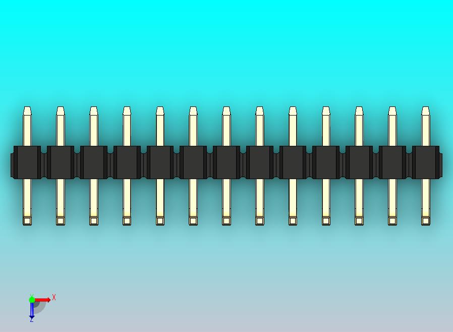 DS1022彩色排针 黑色 13p 100mil 类型U 版本1.0.zip