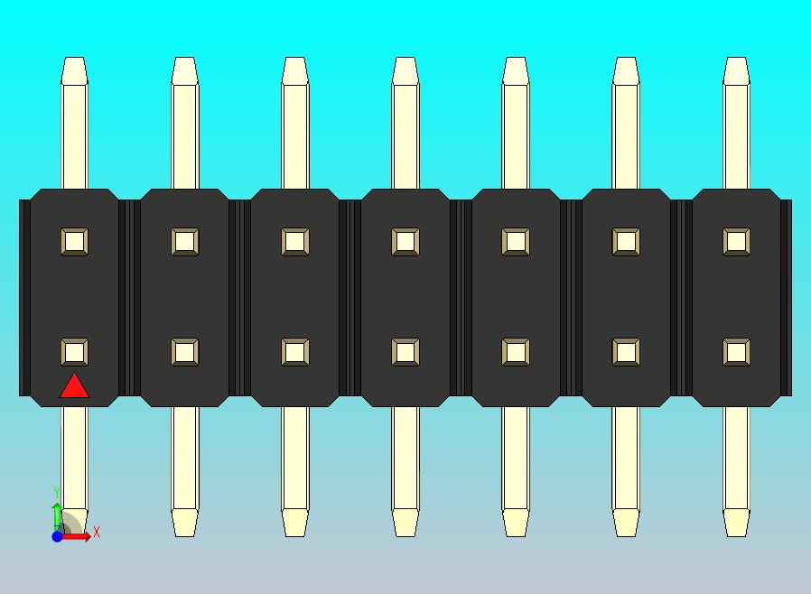 DS1022彩色排针 黑色 14p 100mil SMT类型 版本1.0.zip
