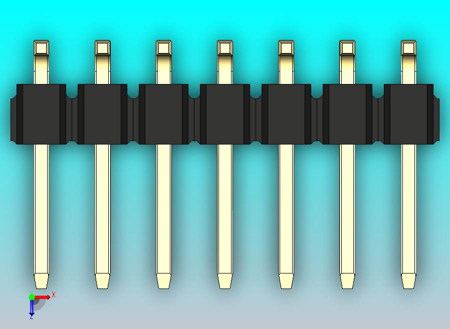 DS1022彩色排针 黑色 14p 100mil SMT类型 版本1.0.zip
