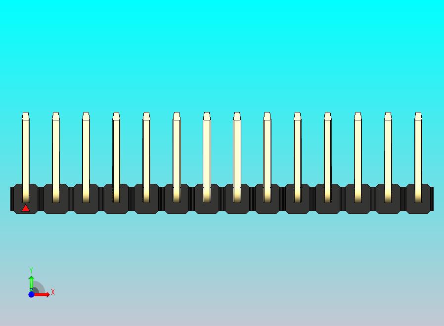 DS1022彩色排针 黑色 14p 100mil 类型U 版本1.0.zip