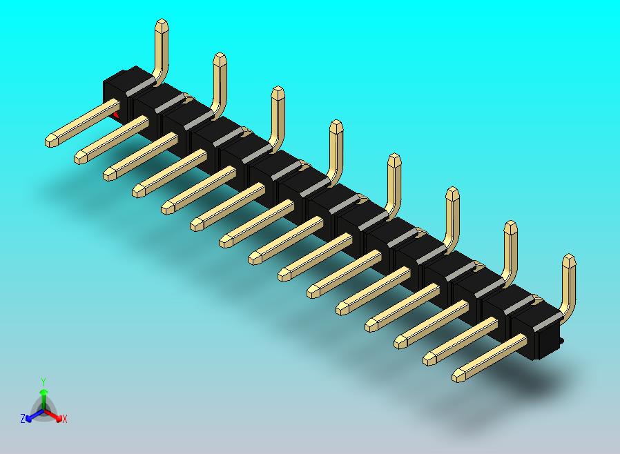 DS1022彩色排针 黑色 15P 100mil 类型 SMT R1 版本1.0.zip