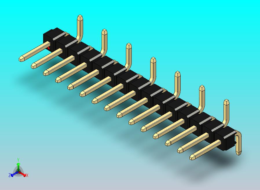 DS1022彩色排针 黑色 15P 100mil 类型 SMT R2 版本1.0.zip