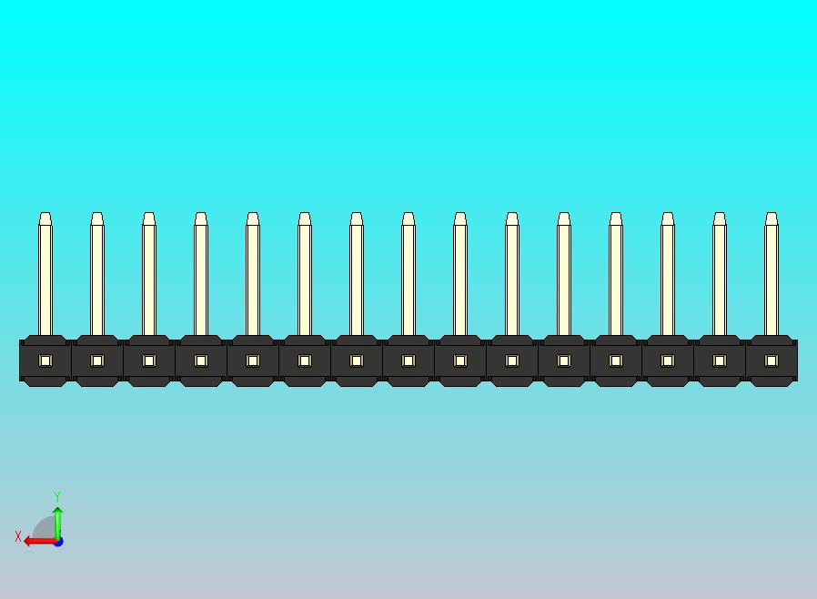 DS1022彩色排针 黑色 15p 100mil 类型U 版本1.0.zip