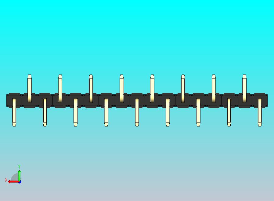 DS1022彩色排针 黑色 17P 100mil 类型 SMT R2 版本1.0.zip
