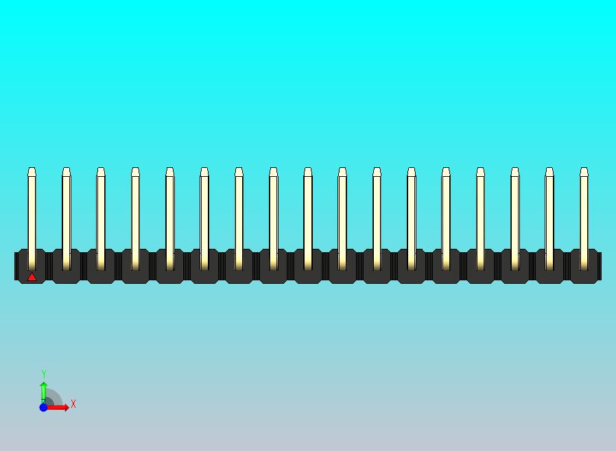 DS1022彩色排针 黑色 17p 100mil 类型U 版本1.0.zip