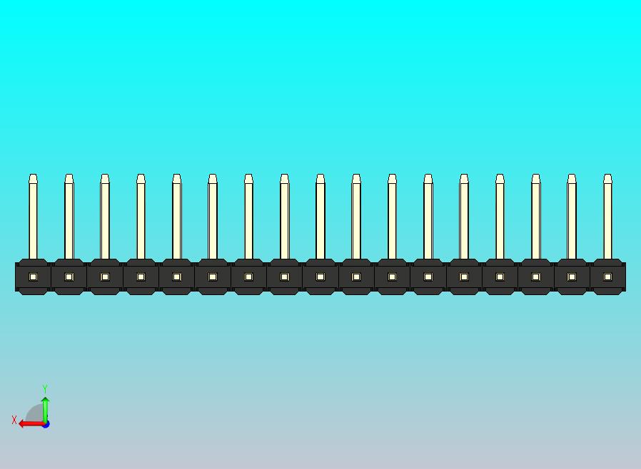 DS1022彩色排针 黑色 17p 100mil 类型U 版本1.0.zip