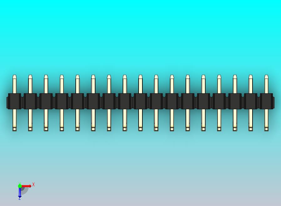 DS1022彩色排针 黑色 17p 100mil 类型U 版本1.0.zip