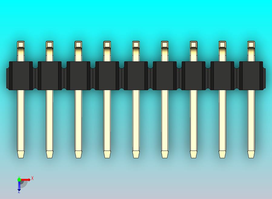 DS1022彩色排针 黑色 18针 100mil 类型SMT 版本1.0.zip