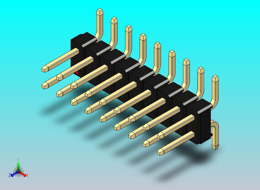 DS1022彩色排针 黑色 18针 100mil 类型SMT 版本1.0.zip