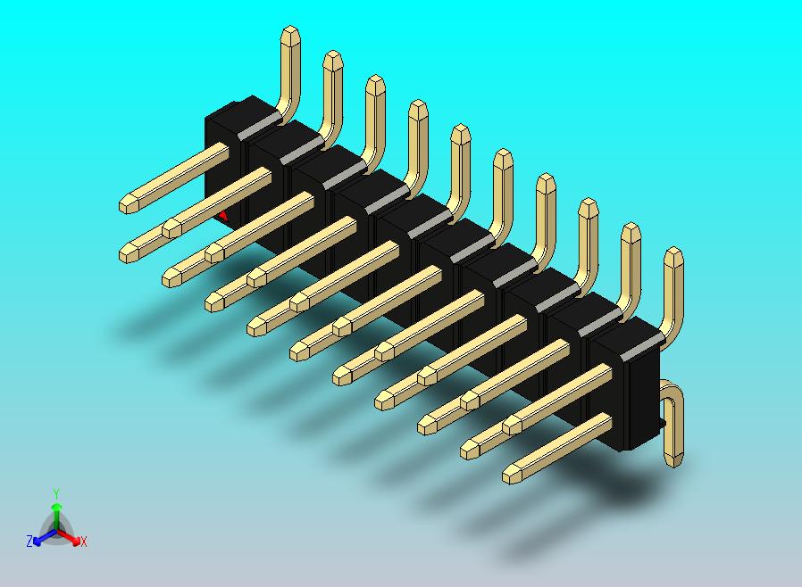 DS1022彩色排针 黑色 20P 100MIL 类型SMT 版本1.0.zip