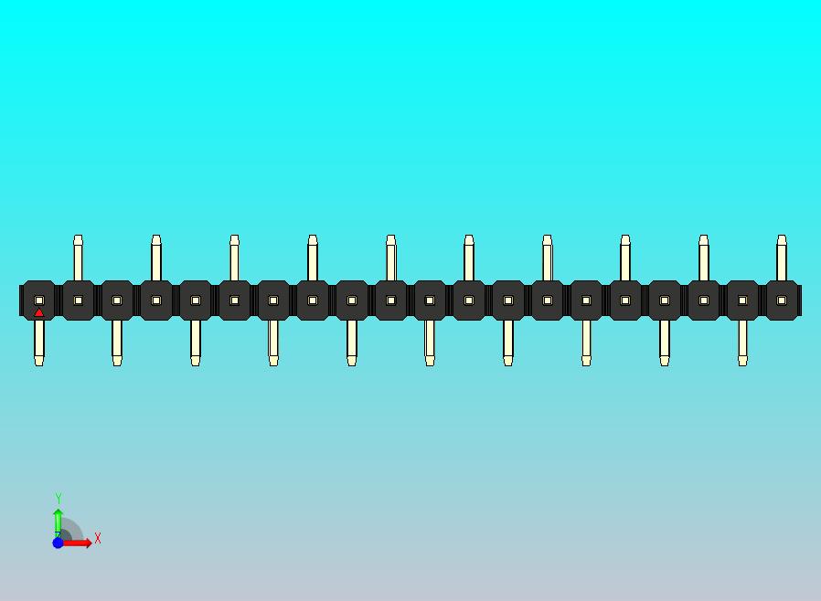 DS1022彩色排针 黑色 20P 100毫 100mil SMT R2 版本1.0.zip