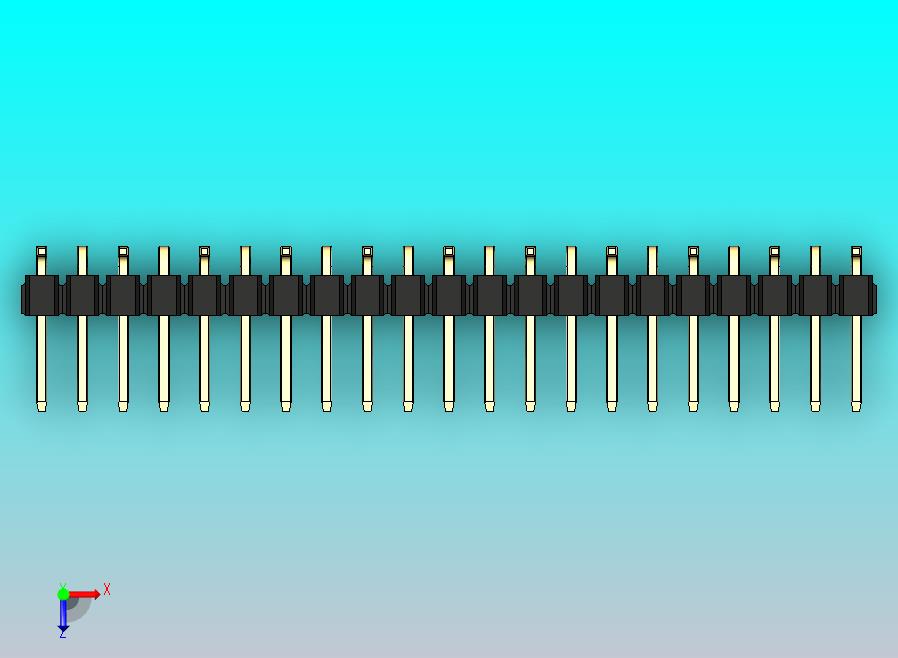 DS1022彩色排针 黑色 21p 100mil 类型 SMT R1 版本1.0.zip