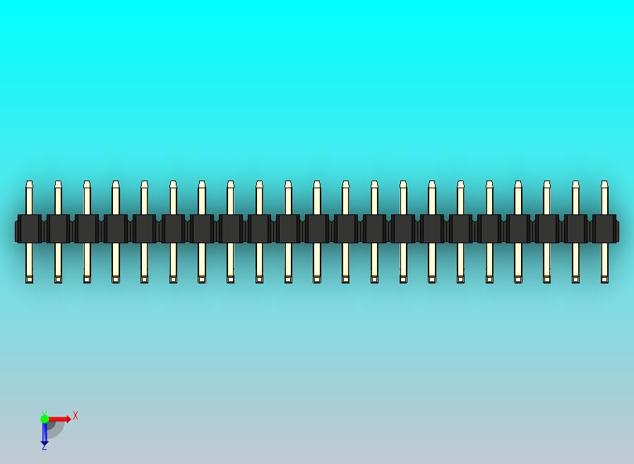 DS1022彩色排针 黑色 21p 100mil 类型U 版本1.0.zip