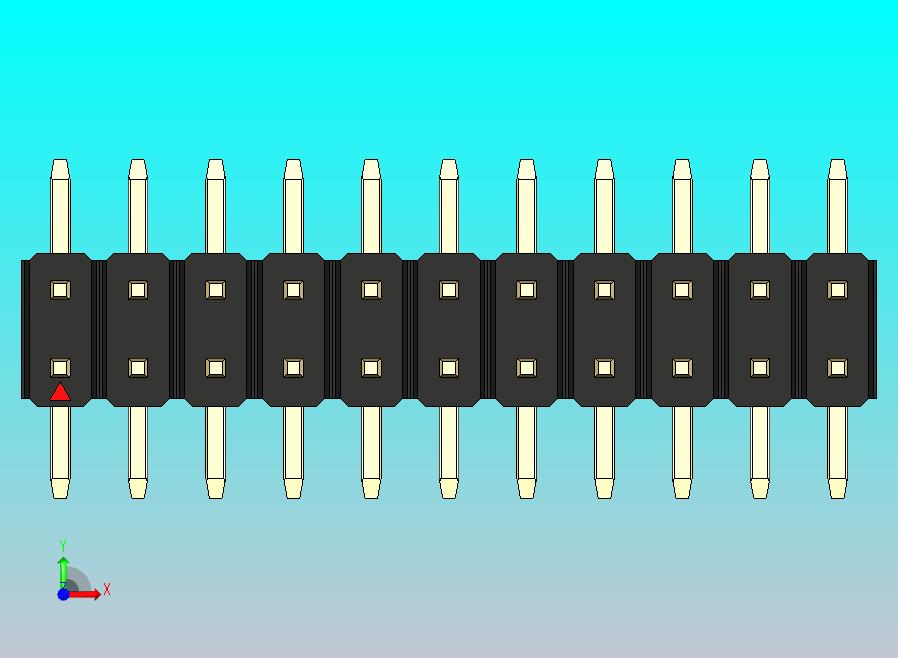 DS1022彩色排针 黑色 22P 100mil SMT 类型 rev1.0.zip