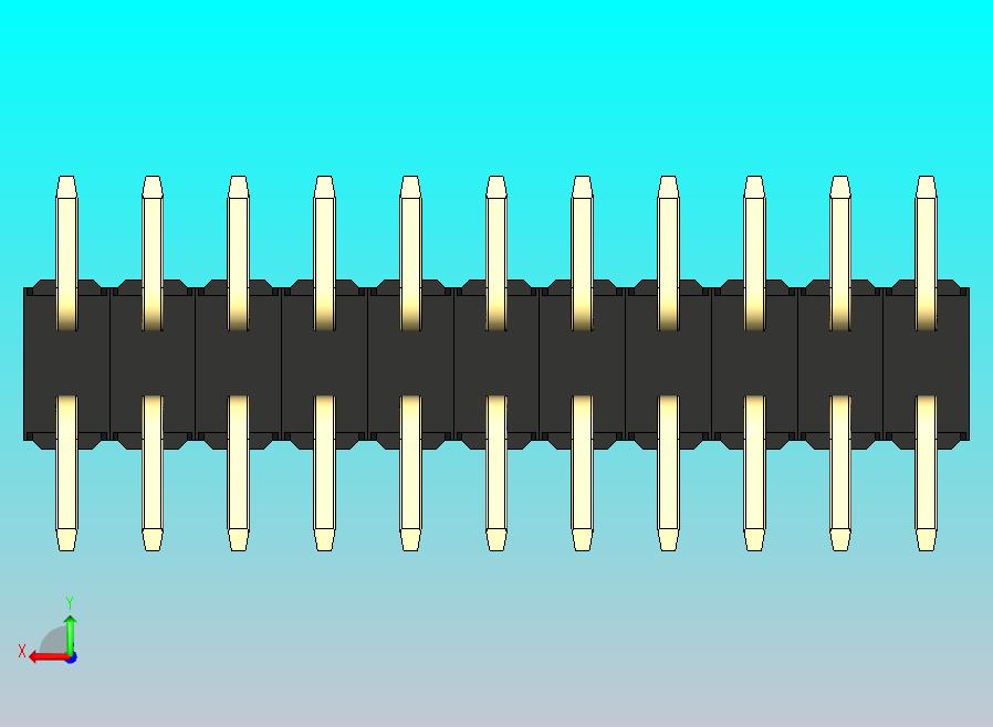 DS1022彩色排针 黑色 22P 100mil SMT 类型 rev1.0.zip