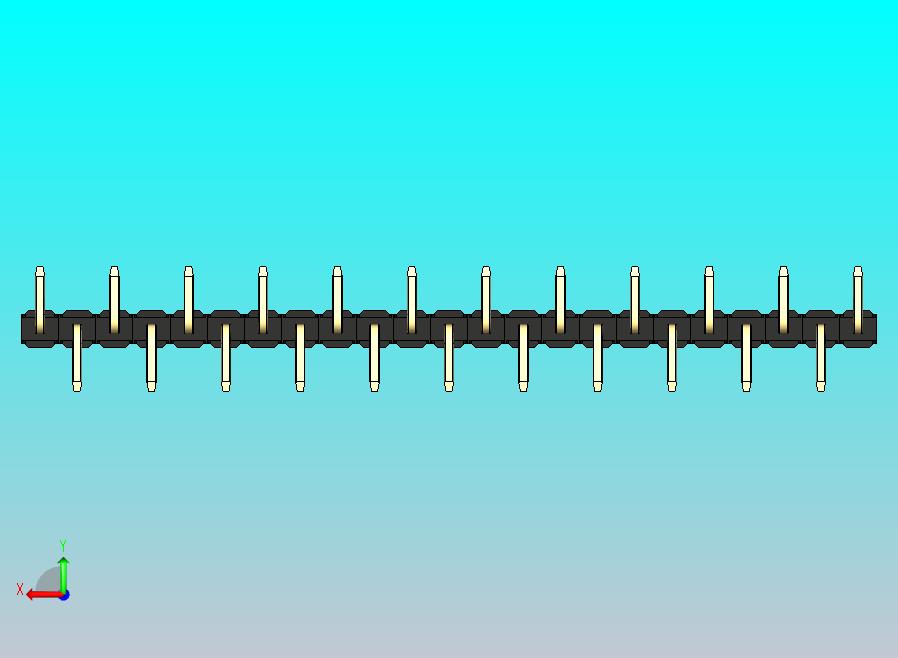 DS1022彩色排针 黑色 23P 100mil 类型 SMT R1 版本1.0.zip