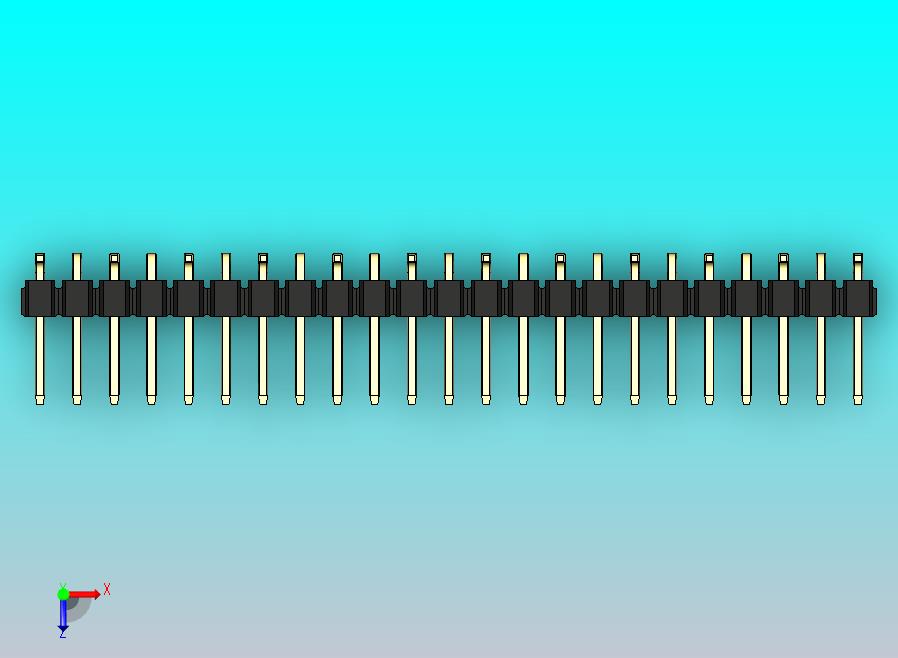 DS1022彩色排针 黑色 23P 100mil 类型 SMT R1 版本1.0.zip