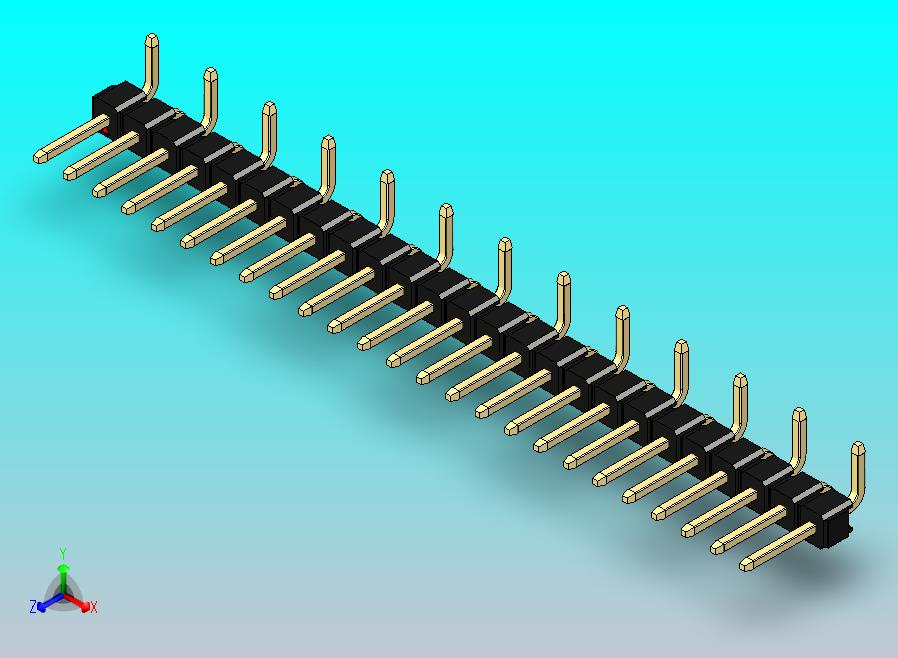 DS1022彩色排针 黑色 25p 100mil 类型 SMT R1 版本1.0.zip