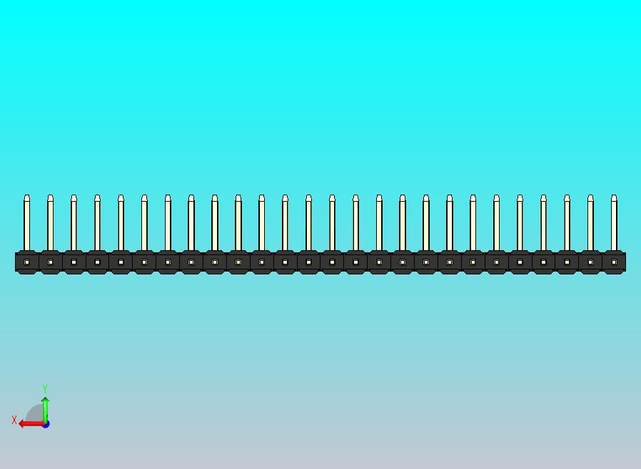 DS1022彩色排针 黑色 26p 100mil 类型U 版本1.0.zip