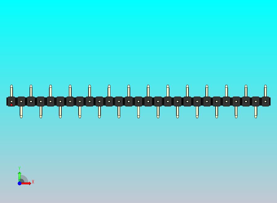 DS1022彩色排针 黑色 27P 100mil 类型 SMT R1 版本1.0.zip