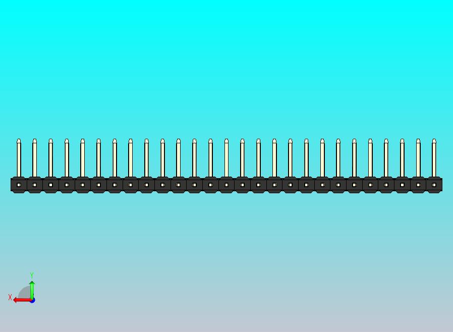 DS1022彩色排针 黑色 27p 100mil 类型U 版本1.0.zip