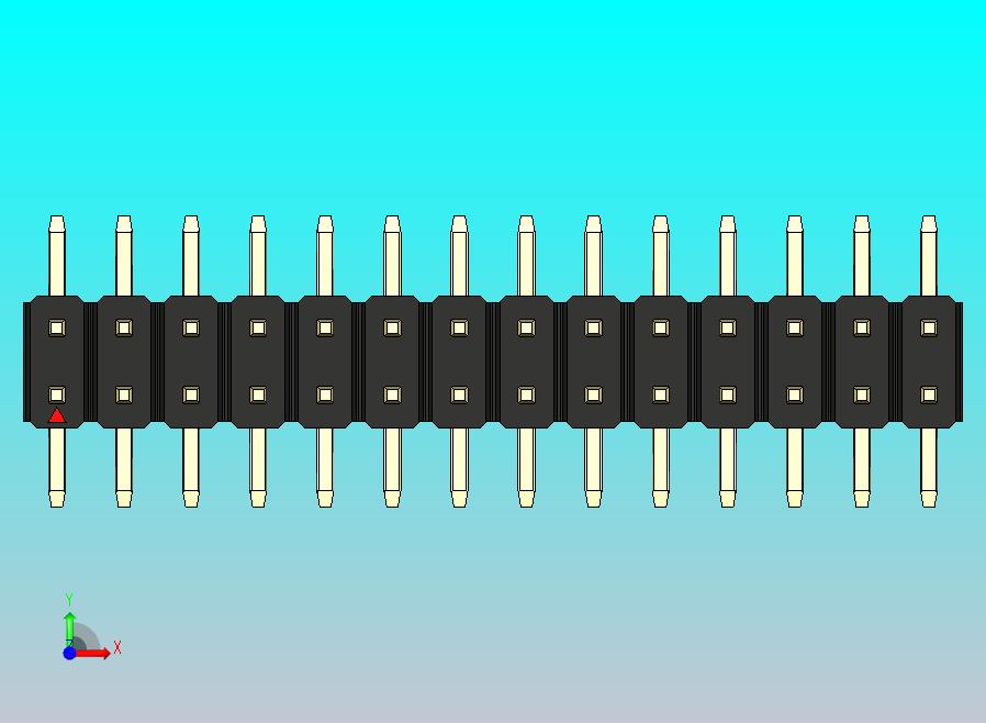 DS1022彩色排针 黑色 28引脚 100密尔 SMT 类型 rev1.0.zip