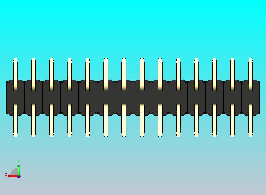 DS1022彩色排针 黑色 28引脚 100密尔 SMT 类型 rev1.0.zip