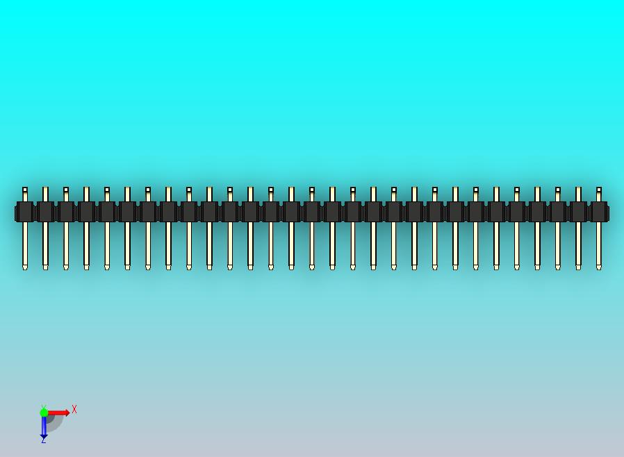 DS1022彩色排针 黑色 29p 100mil 类型 SMT R1 版本1.0.zip