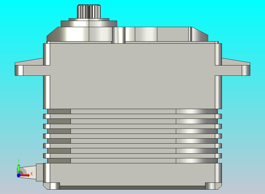 怪物扭矩钛齿轮伺服