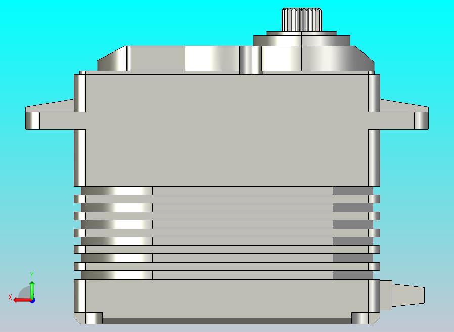 怪物扭矩钛齿轮伺服
