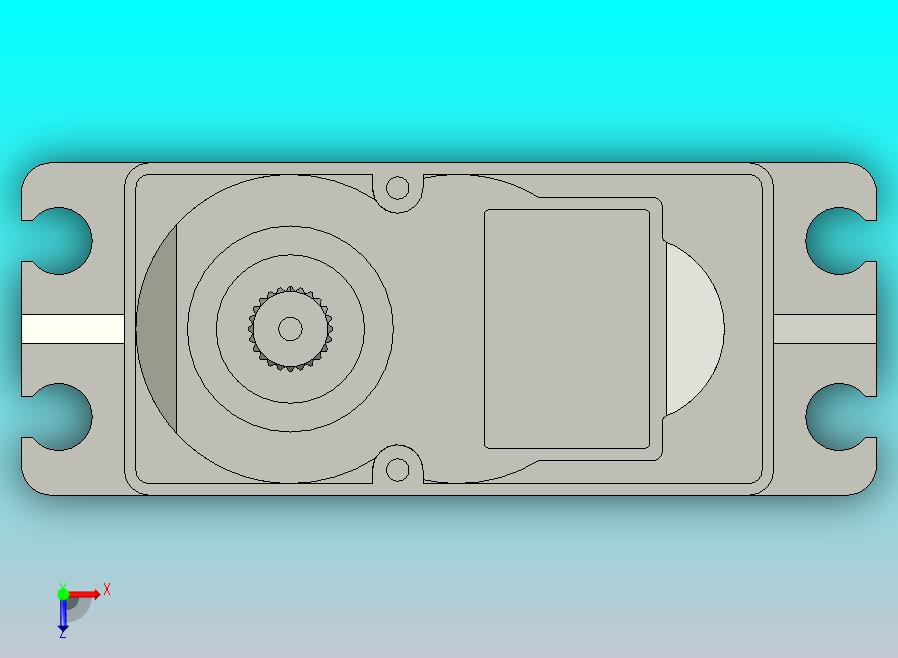 怪物扭矩钛齿轮伺服