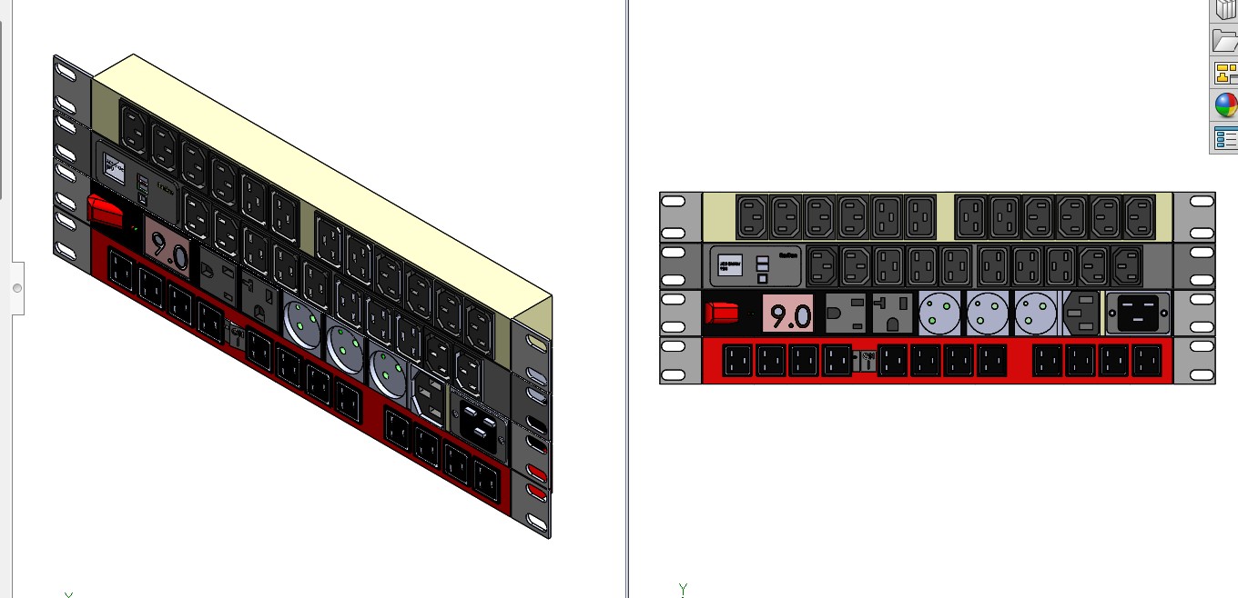 智能机架 PDU 示例