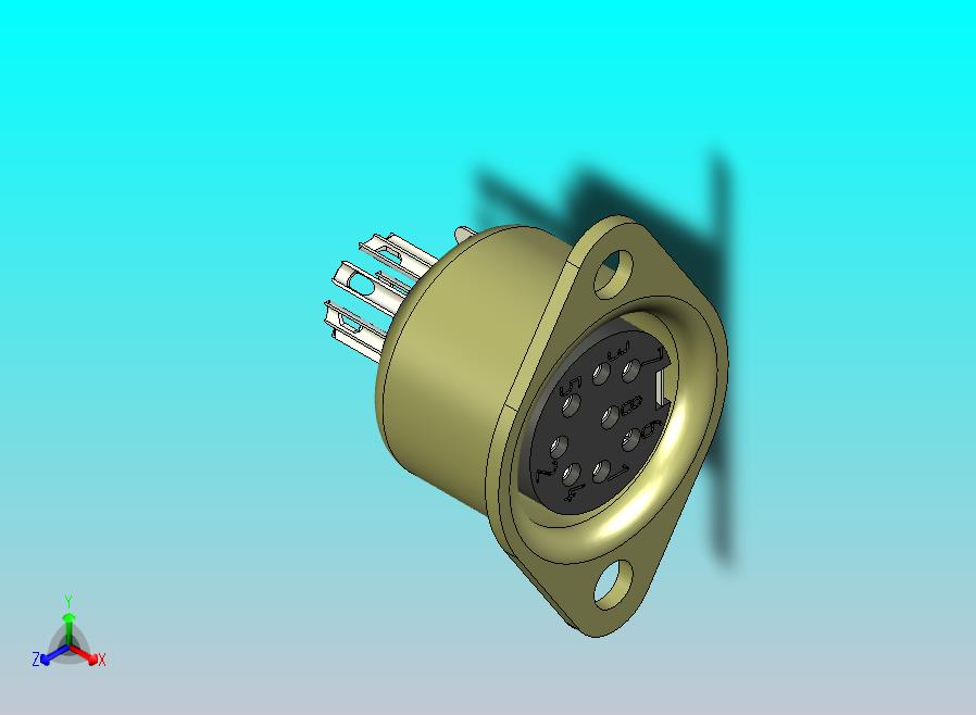 圆形连接器 DIN 8pin