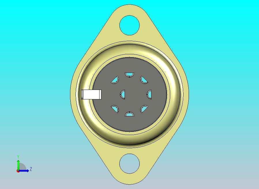 圆形连接器 DIN 8pin