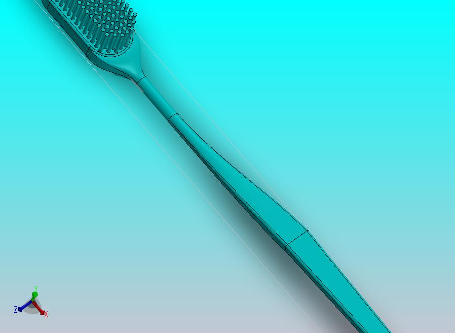 牙刷的简单设计