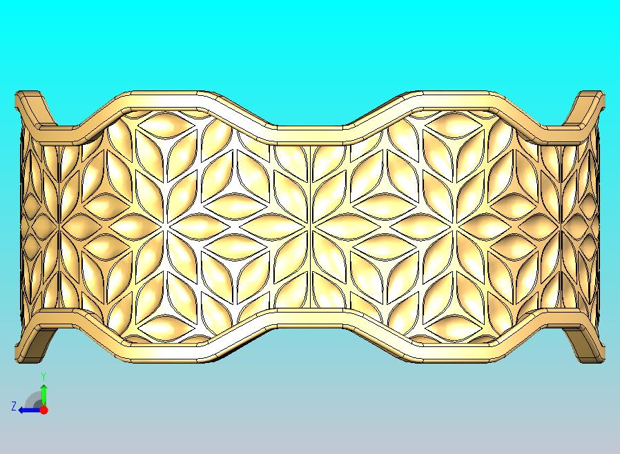 叶子图案金戒指