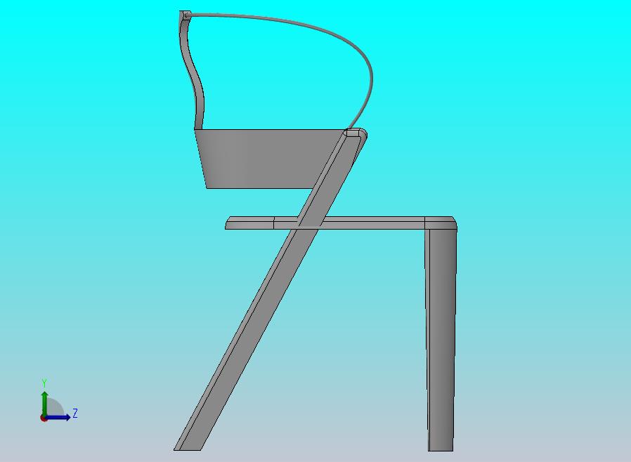 现代人体工学椅子