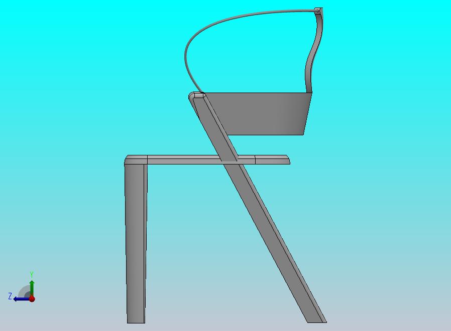 现代人体工学椅子