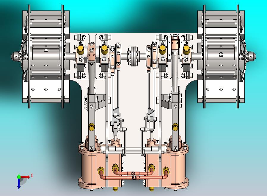 双缸蒸汽桨式蒸锅